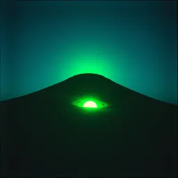 My sight was wrong,           Emerald sky