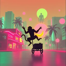 Baboo the dancing monkey!