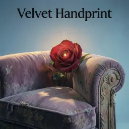 Velvet Handprint