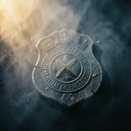 Behind the badge
