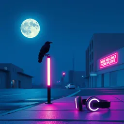 'I sleep during the day, I get up at night.'