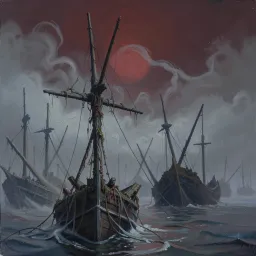 THE DEAD SAIL BESIDE US
