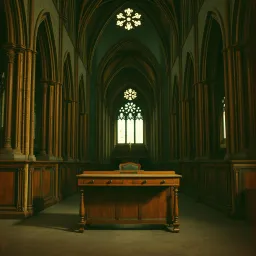 Bishops desk is shaking