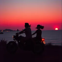 Road toward the sun