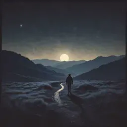 God Walks The Dark Hills.