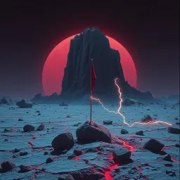 bajo la luna que sangra