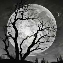 Midnight moonlight 