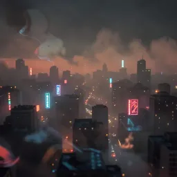 Neon ghost