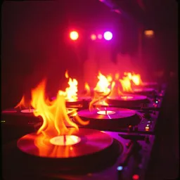 Fuego en la noche