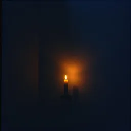 Schatten im Kerzenlicht
