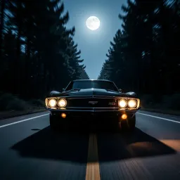 Black Camaro in the Dark