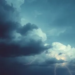 Thunder and lightning