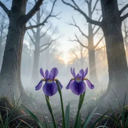 Mirrored Irises