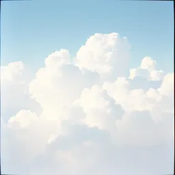 White clouds