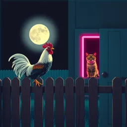 The Cock That Woke The Kitty