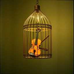 Caged like a little bird