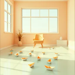 Paper Boats at Noon