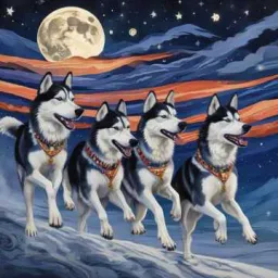 Running with the Huskies