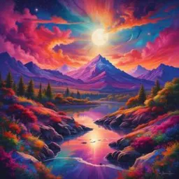 Rainbow pyramids