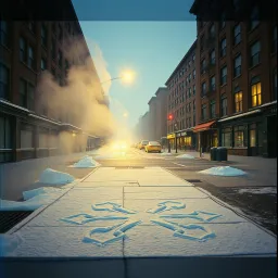Snow day in the city