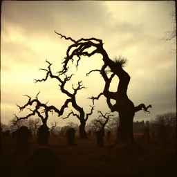 Slaves dig graves