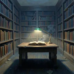 in silence