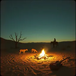 Lions in the Night