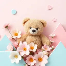 Teddy bear Stayc AAIK Studio version