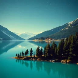 Mountain Lake Serenity