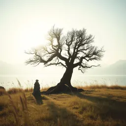 The Little Tree by the Lake