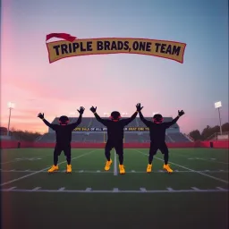 Triple Brads, One Team