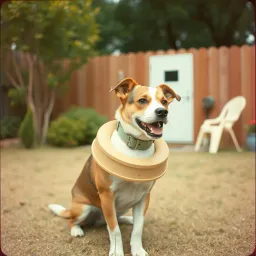 Dog On A Leash