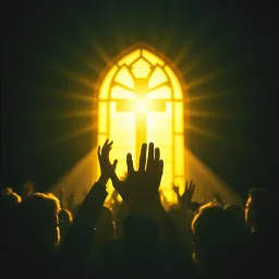 Hands high in Praise