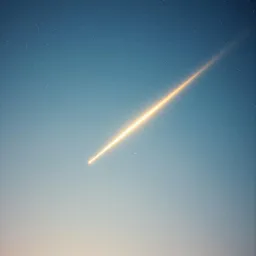 Una estrella fugaz