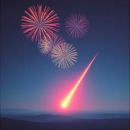 Fireworks in the Sky