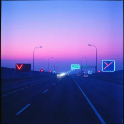 Flyin' down the highway waY