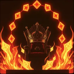 Queen on her throne