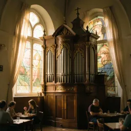 Divine Encounter in a Cafe
