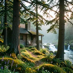 The cabin