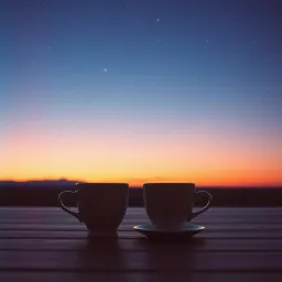 Kaffee unter Sternen