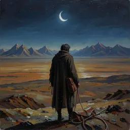 A man hides when he cries