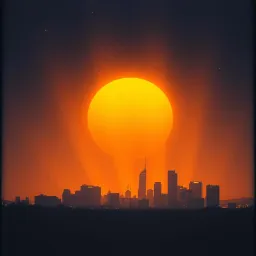 Sonnenstrahlen in der Nacht