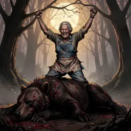 Grandma Vs Bear