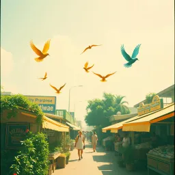 Flying bird