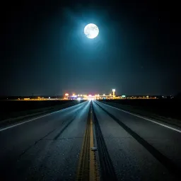 Race Night Moon