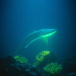 Under the deep blue