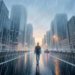 Static rain