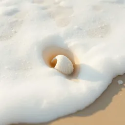 Na areia do mar