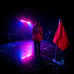 RED FLAGS IN NEON