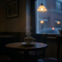 Un cafe frio